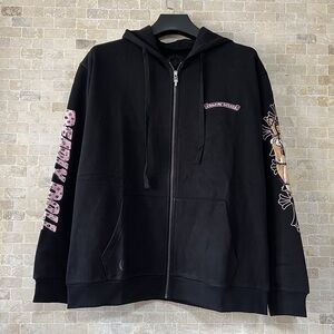 Chrome Hearts Colorful Print Black Hoodie